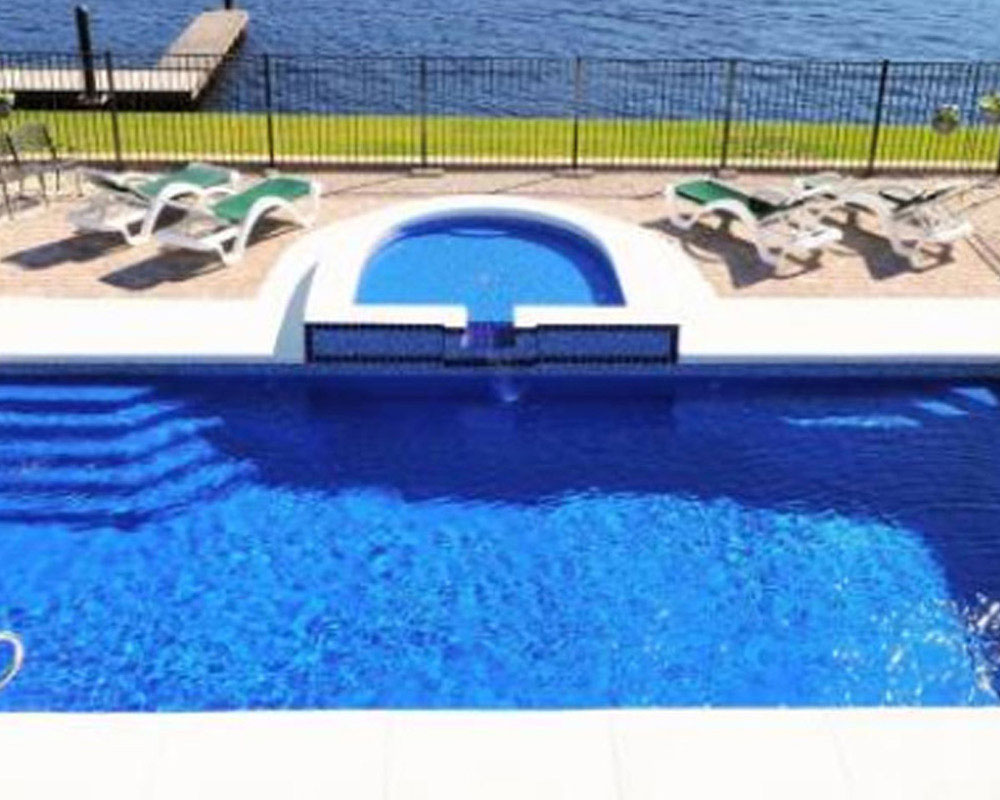 premium Whitsunday Deep backyard pool installation Madison MS