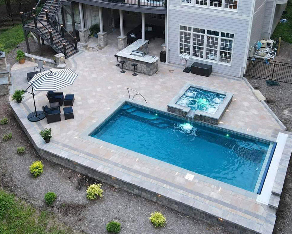 top rated Outback Dundee Lounger fiberglass pool dealer Pearl MS